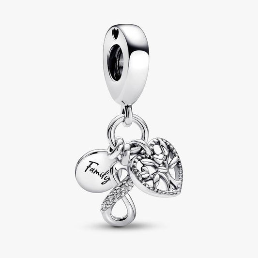Pandora Familie for alltid trippel charm