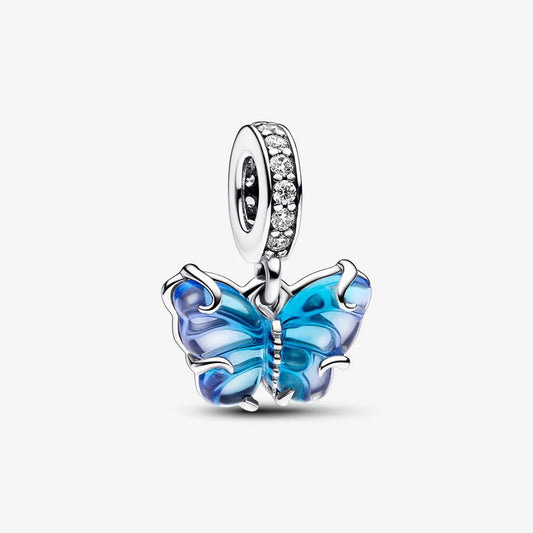 Pandora muranoglass sommerfugl charm