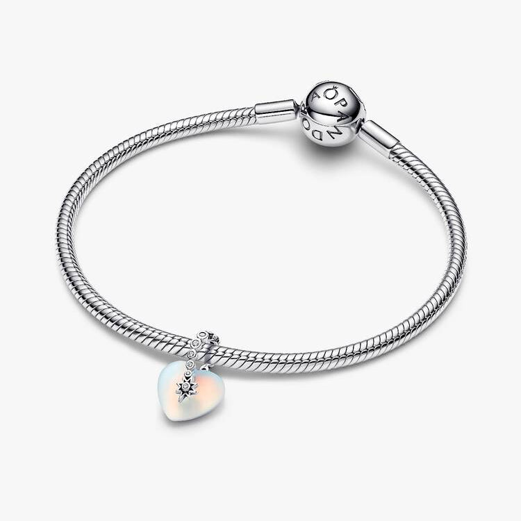 Pandora Stjerneskudd og hjerte charm