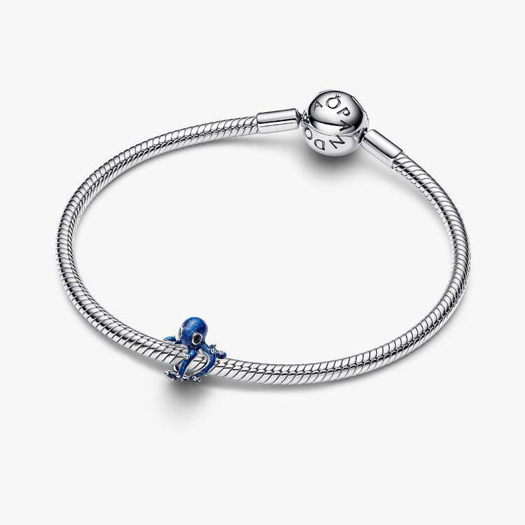 Pandora Blå blekksprut charm