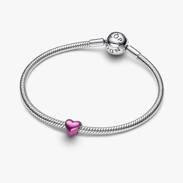Pandora Hjerte minicharm, rosa