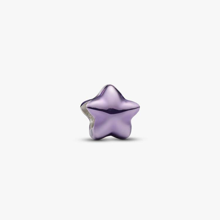 Pandora Stjerne minicharm, lilla