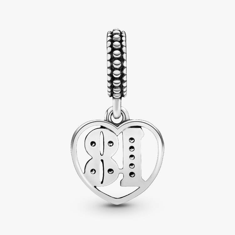 Pandora 18 years of love charm