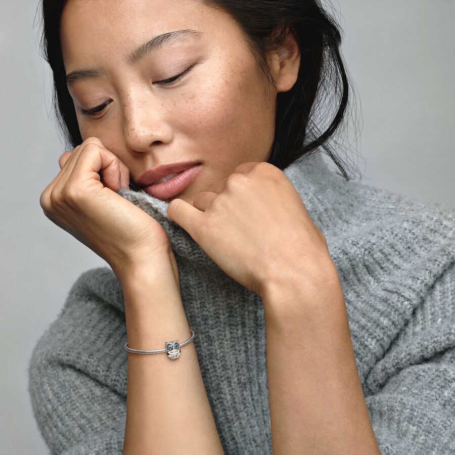 Pandora ugle charm