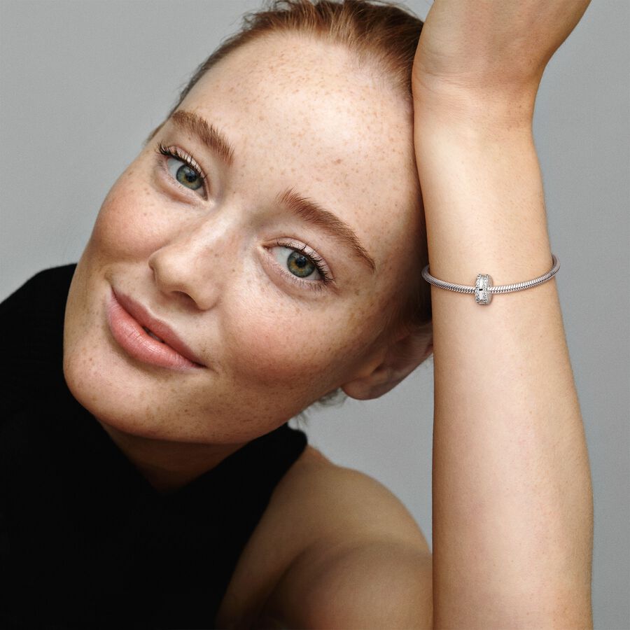 Pandora dobbel pavé klemmecharm