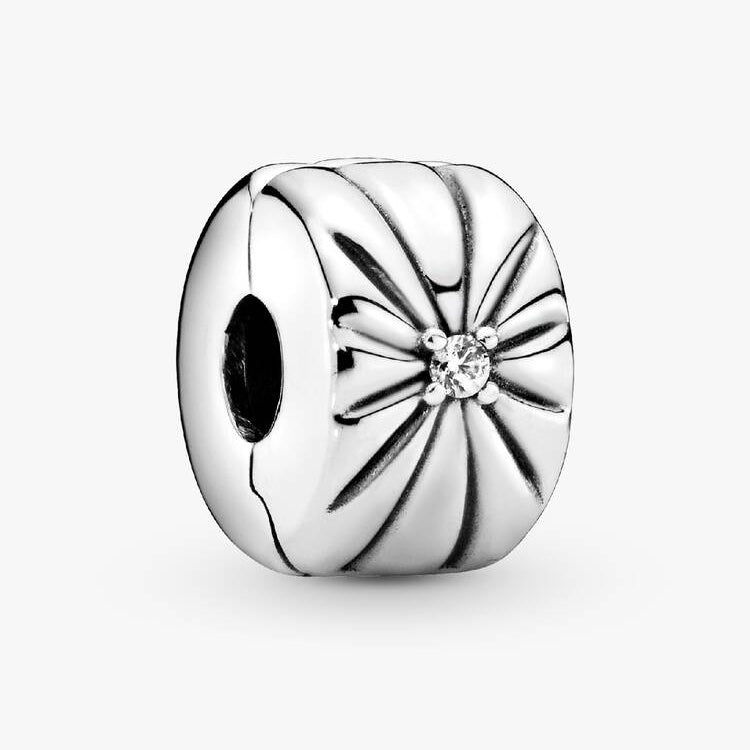 Pandora Sparkling Sunburst klemmecharm