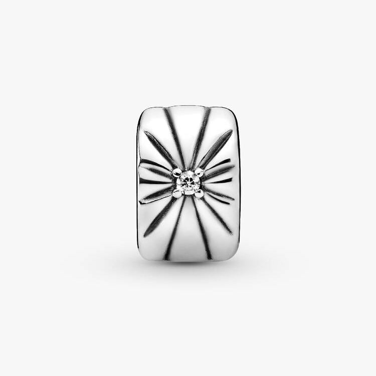 Pandora Sparkling Sunburst klemmecharm