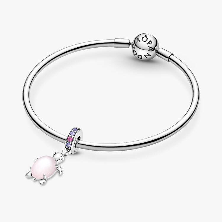 Pandora Muranoglass havskilpadde charm, rosa