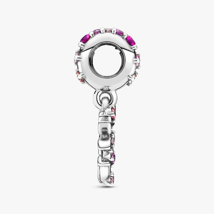 Pandora Rosa hjerte familietre hengende charm