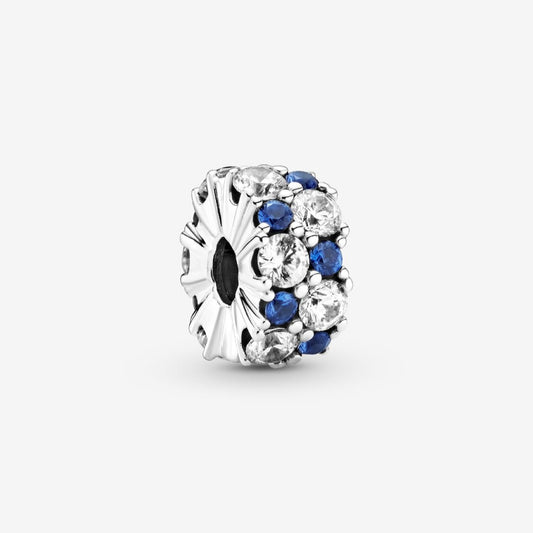 Pandora Klemmecharm, blå og klar