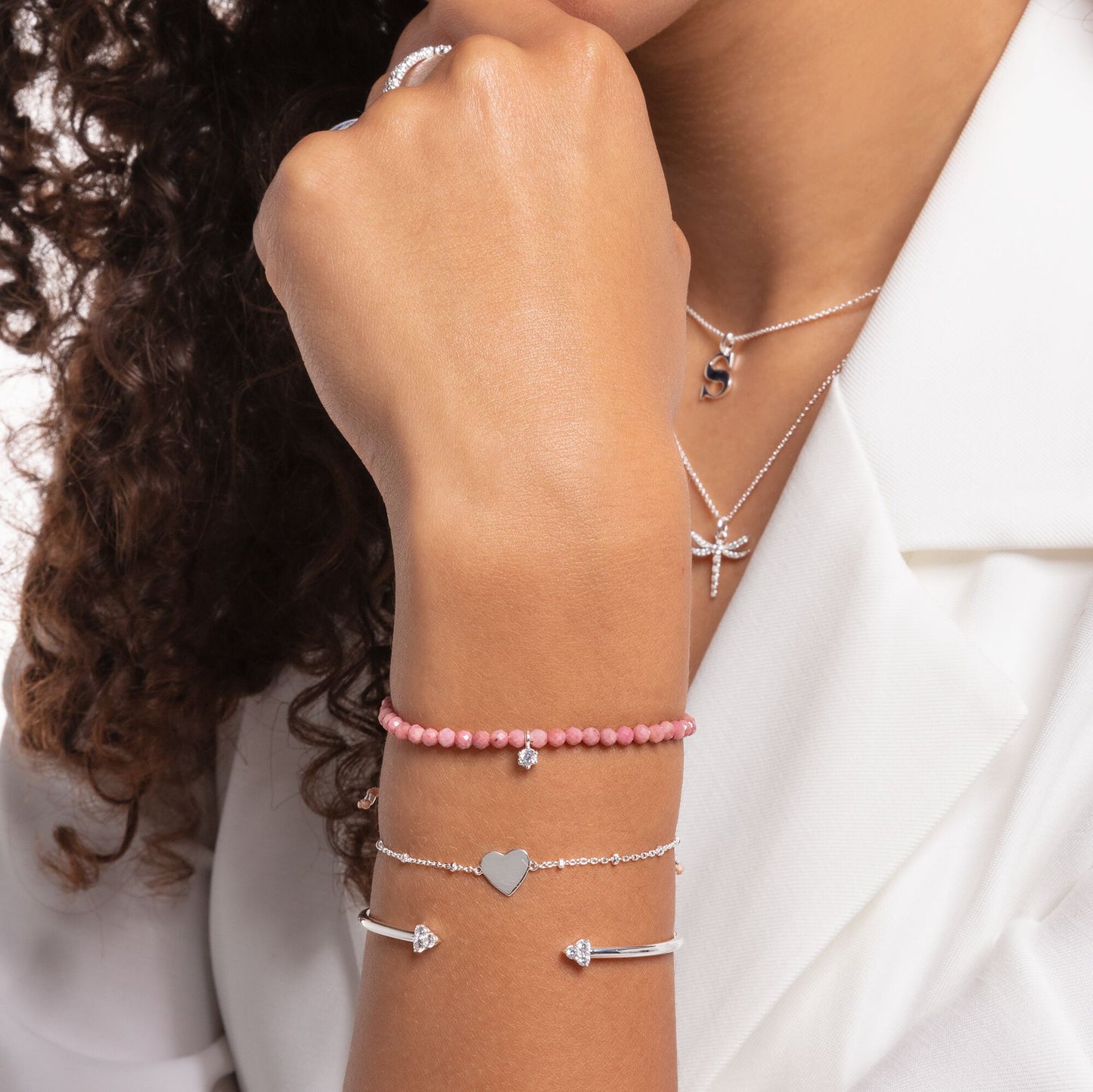 Thomas Sabo bracelet heart with dots silver