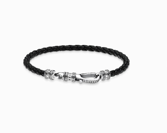 Thomas Sabo armbånd, Leather strap lobster claps.