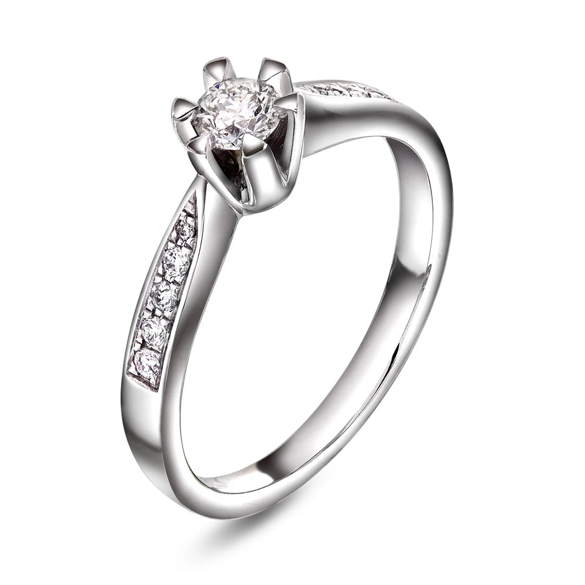 Diamantring 0.45ct TW SI