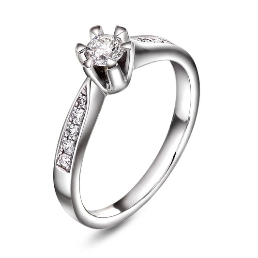 Diamantring 0.45ct TW SI