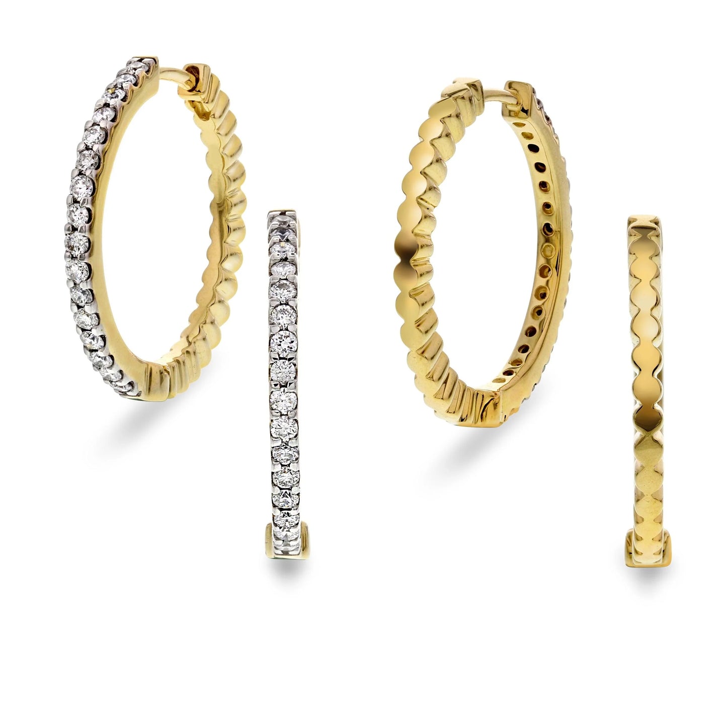 Diamantøreringer 0.60ct TW SI