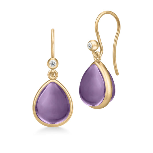 Julie Sandlau "Paloma" ørepynt, Amethyst