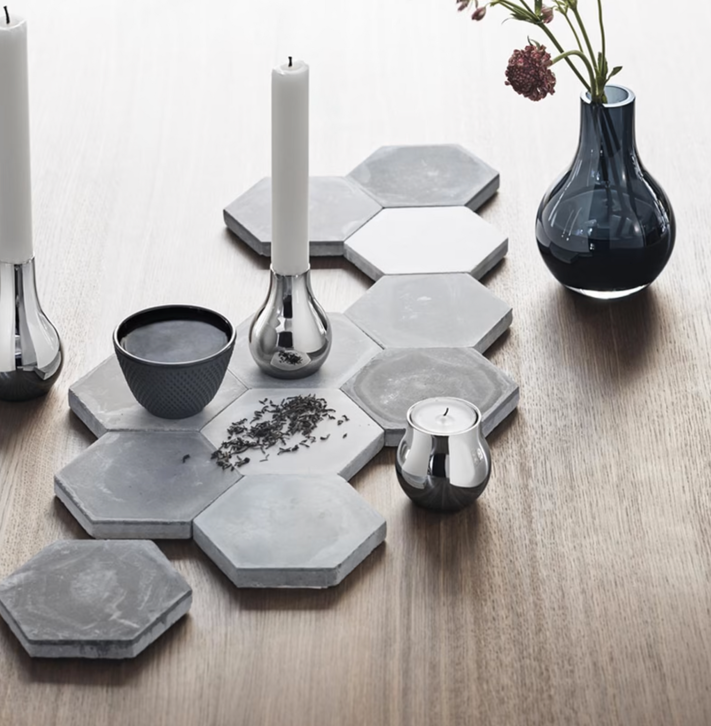 Georg Jensen Cafu telysestaker (2 stk.)