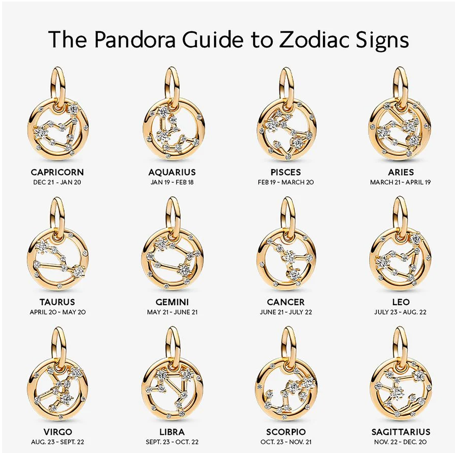 Pandora stjernetegn "Løven" charm