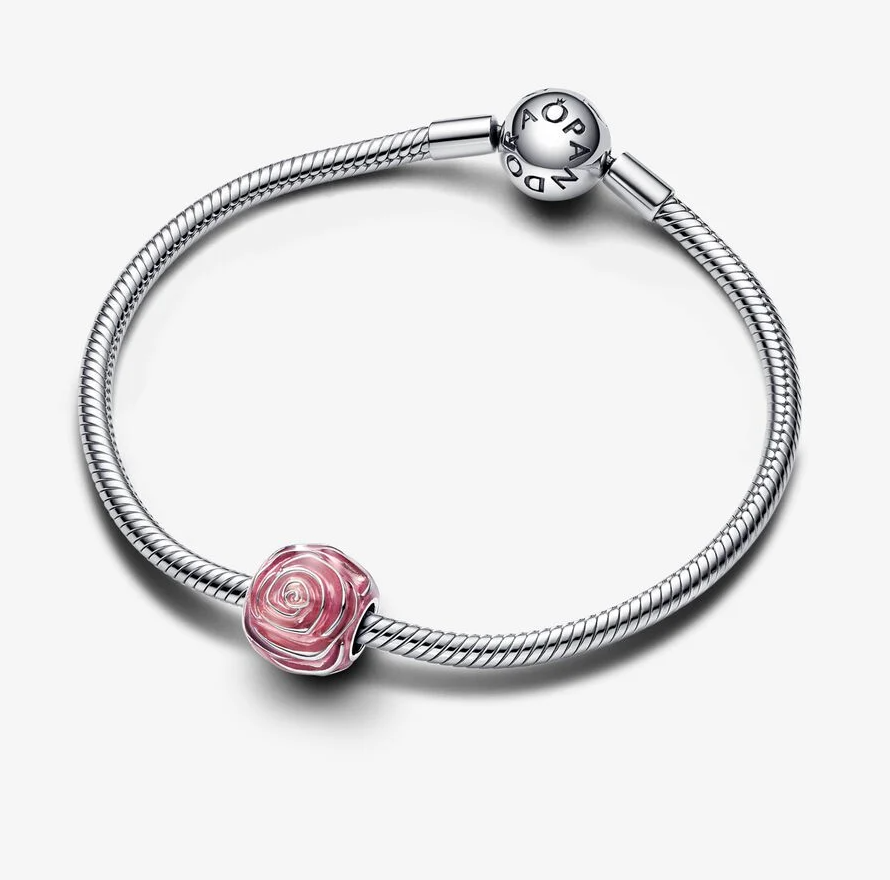 Pandora utsprunget rose charm, rosa