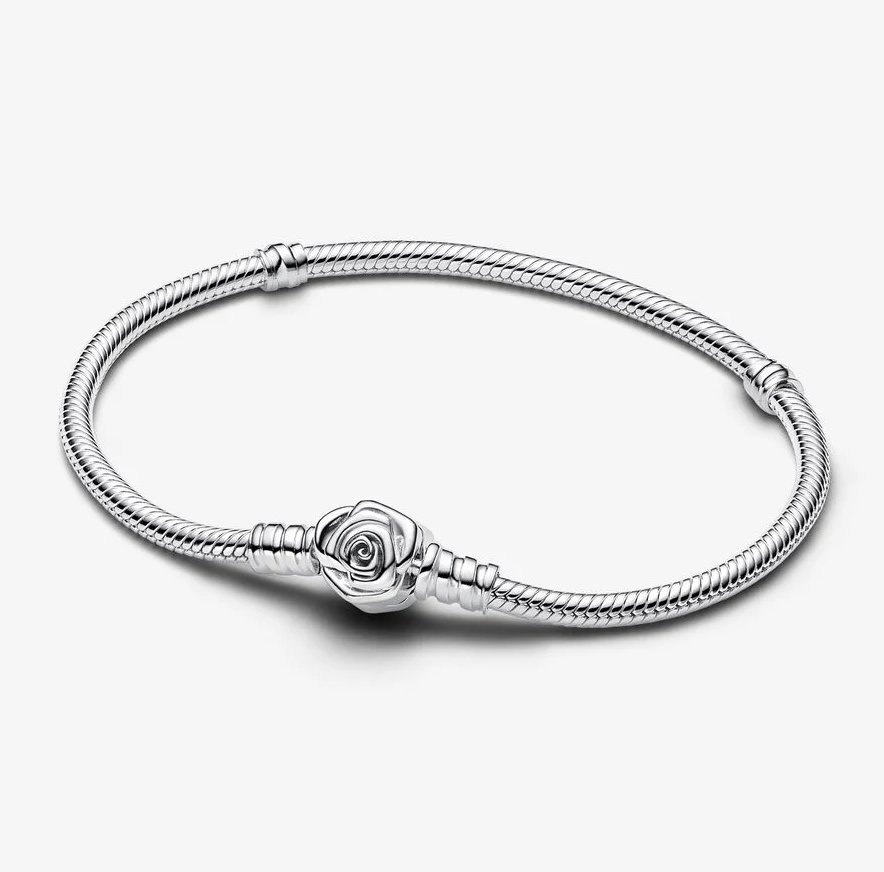 Pandora "Moments utsprunget rose" armbånd