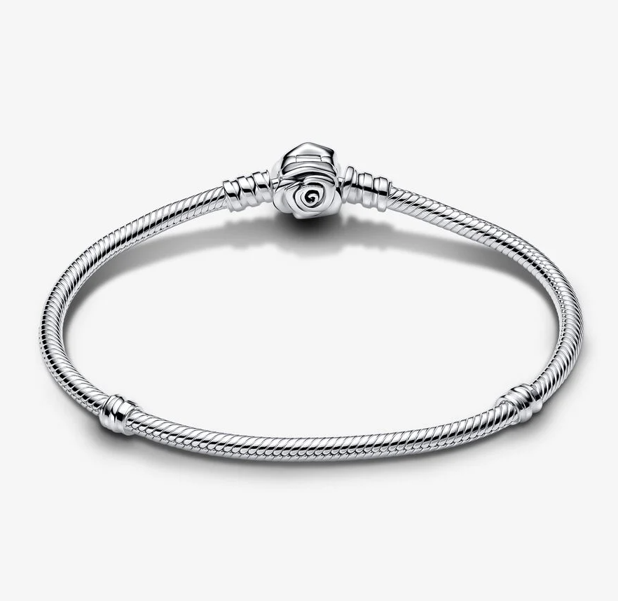 Pandora "Moments utsprunget rose" armbånd