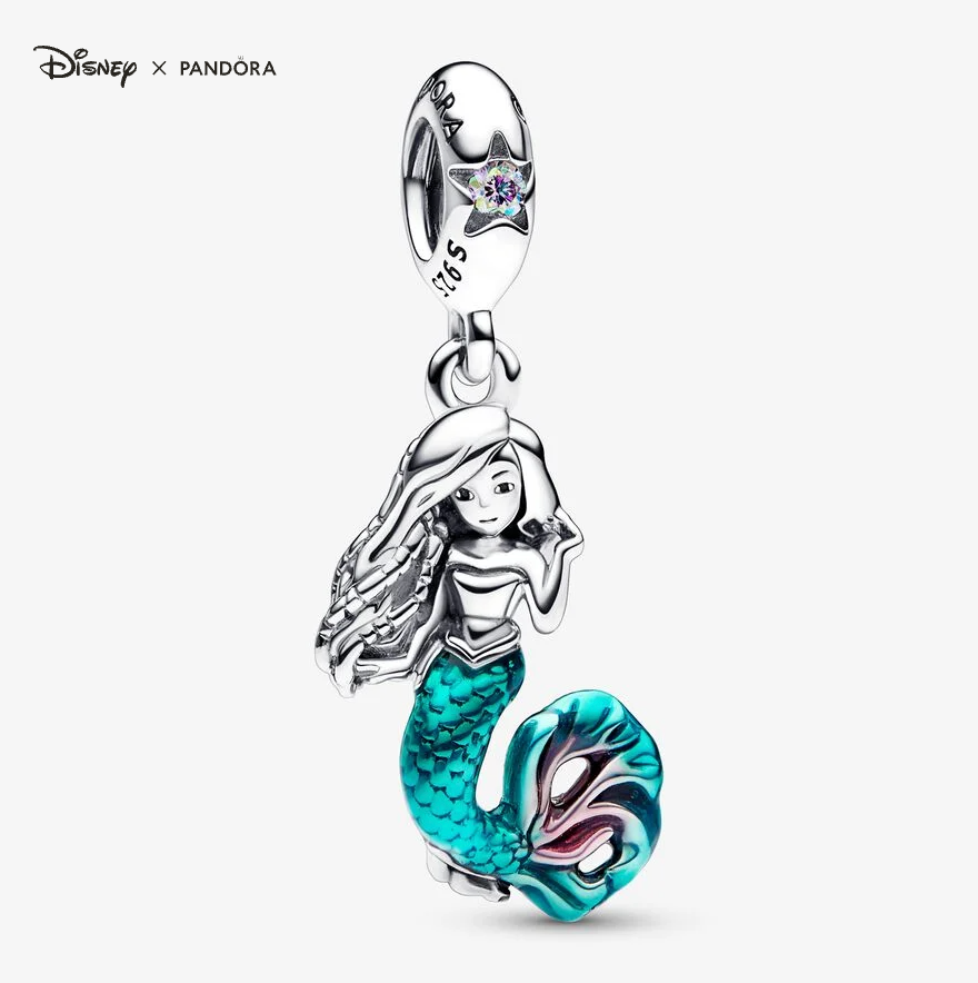 Pandora Disney Den lille havfruen Ariel charm