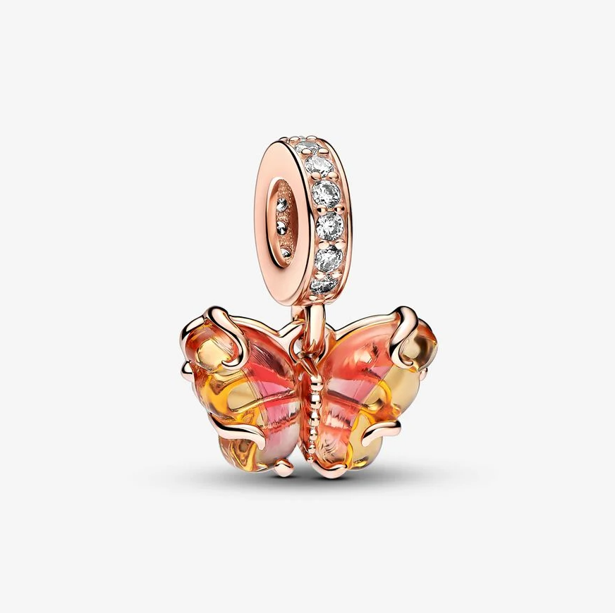 Pandora sommerfugl charm