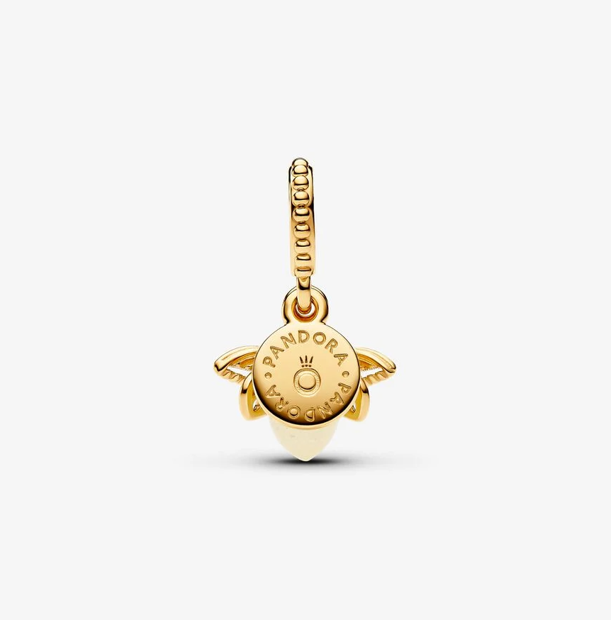 Pandora selvlysende ildflue charm