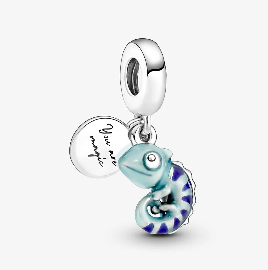 Pandora fargeskiftende kameleon charm