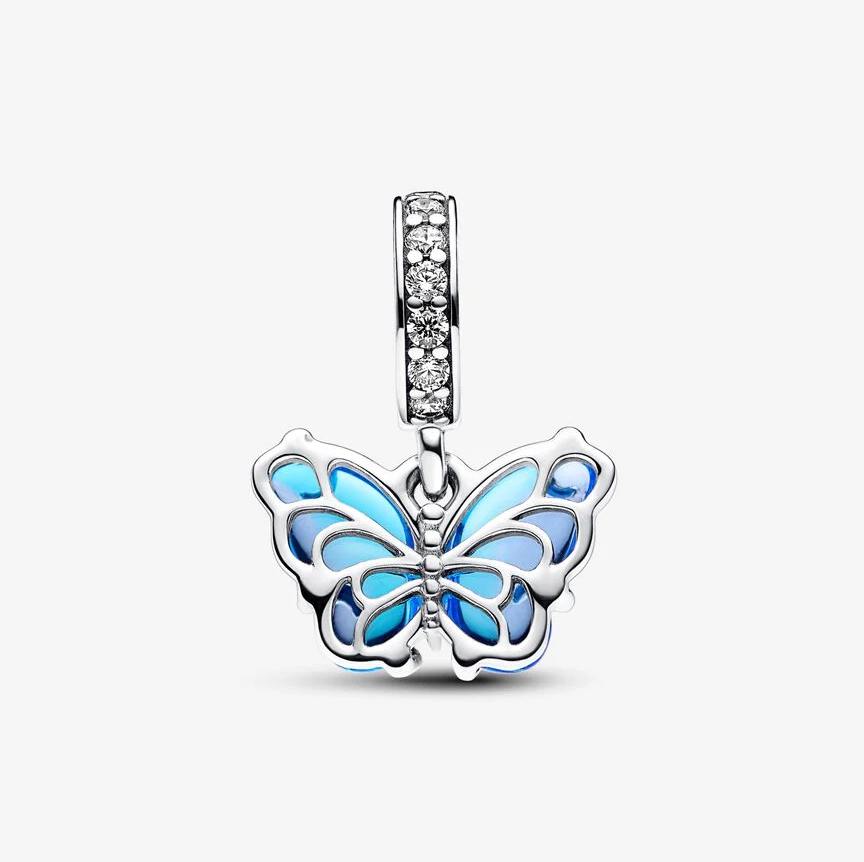 Pandora muranoglass sommerfugl charm