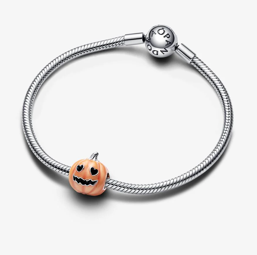 Pandora selvlysende gresskar charm