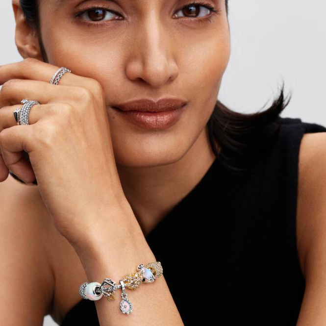 Pandora Hjem og hjerte charm