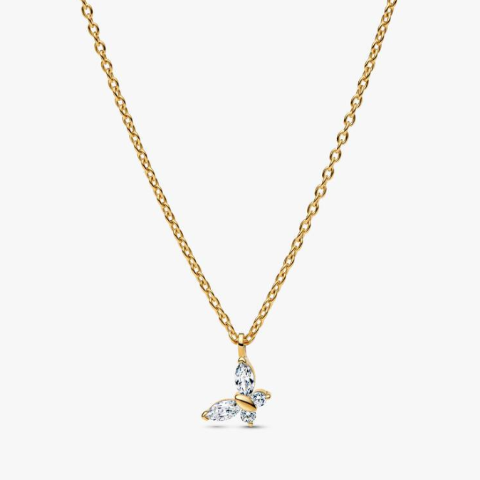 Pandora Sommerfugl halskjede