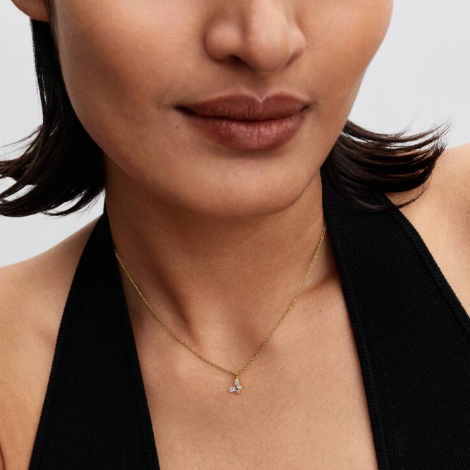 Pandora Sommerfugl halskjede