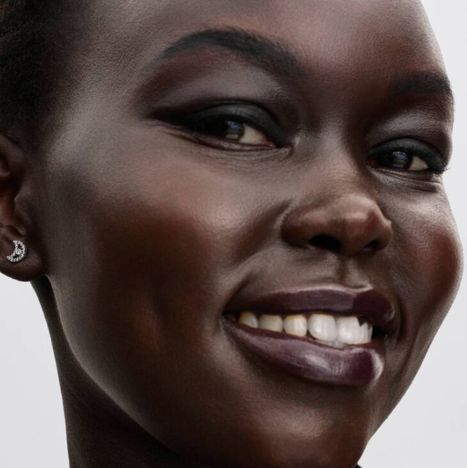 Pandora Funklende måne øredobber