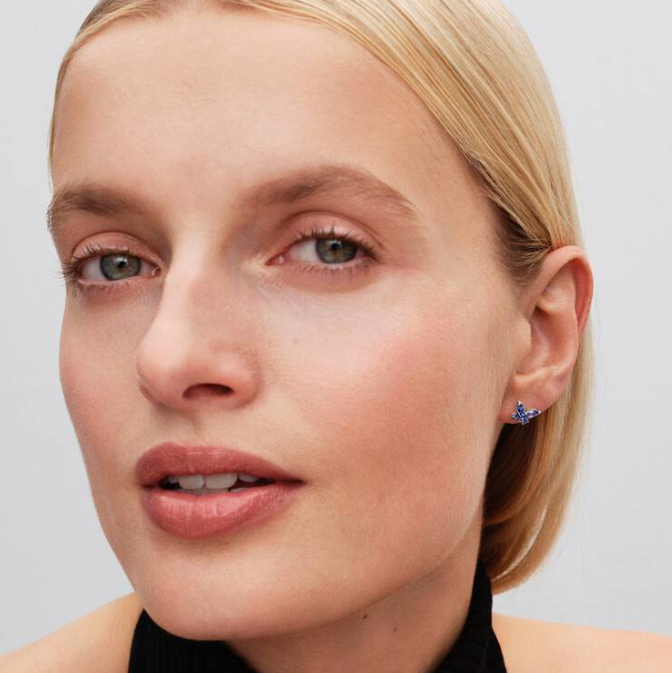 Pandora Sommerfugl ørepynt, blå