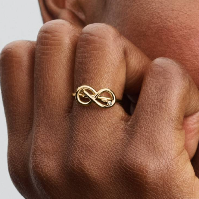 Pandora evighetsknute ring