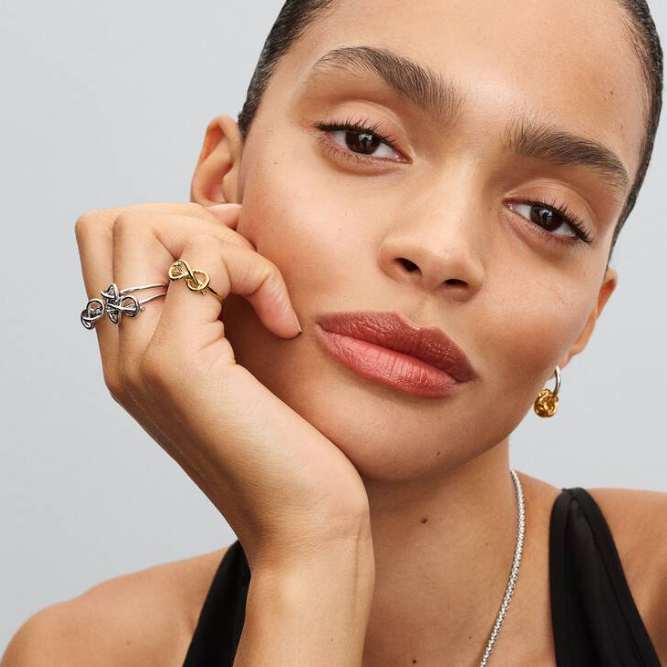 Pandora evighetsknute ring