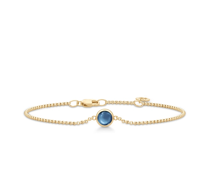 Julie Sandlau "Primini" armbånd, Sapphire blue