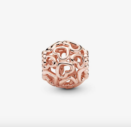 Pandora "hjerter overalt" charm