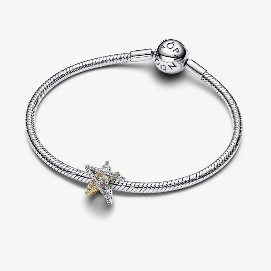 Pandora Funklende crossover stjerne charm