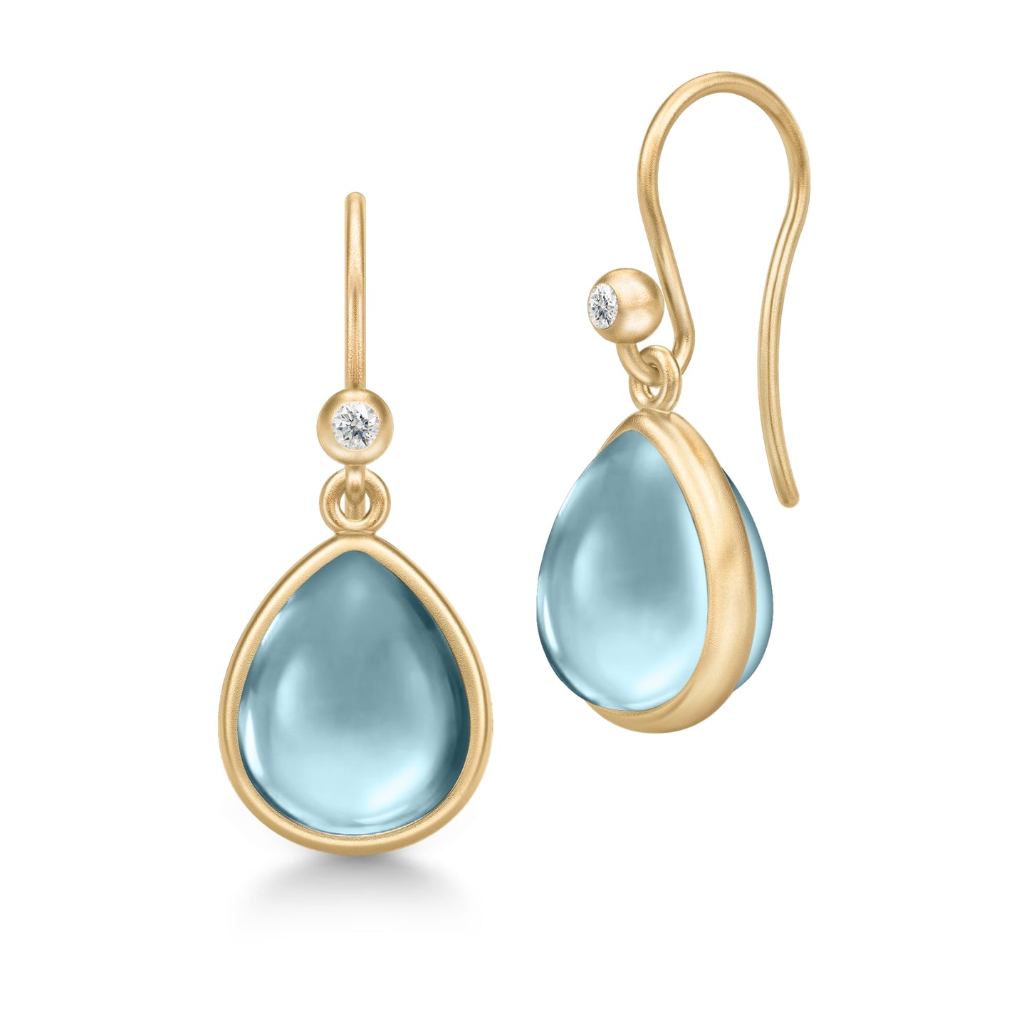 Julie Sandlau "Paloma" ørepynt, Ice Blue