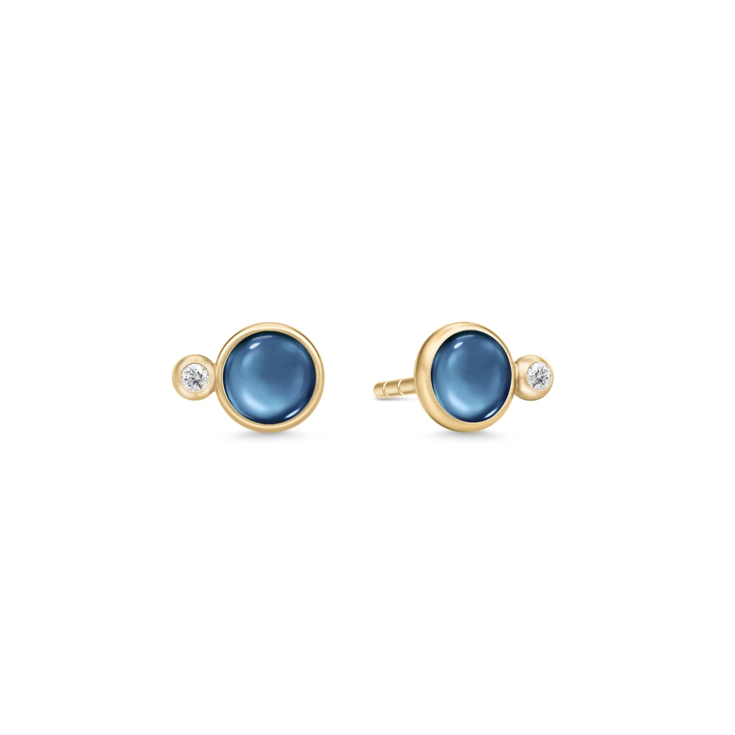 Julie Sandlau "Prime" ørepynt, Sapphire blue