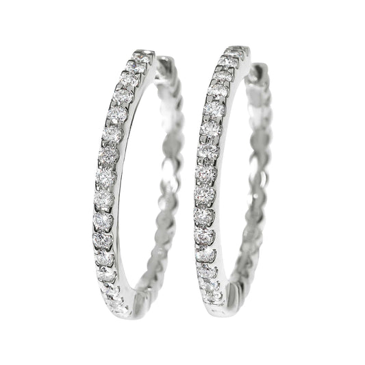 Diamantøreringer 0.60ct TW SI