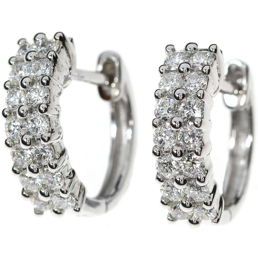 Diamantøreringer 0.70ct TW SI