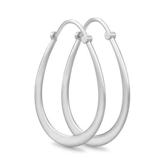Julie Sandlau "Classic Pear hoop" øreringer