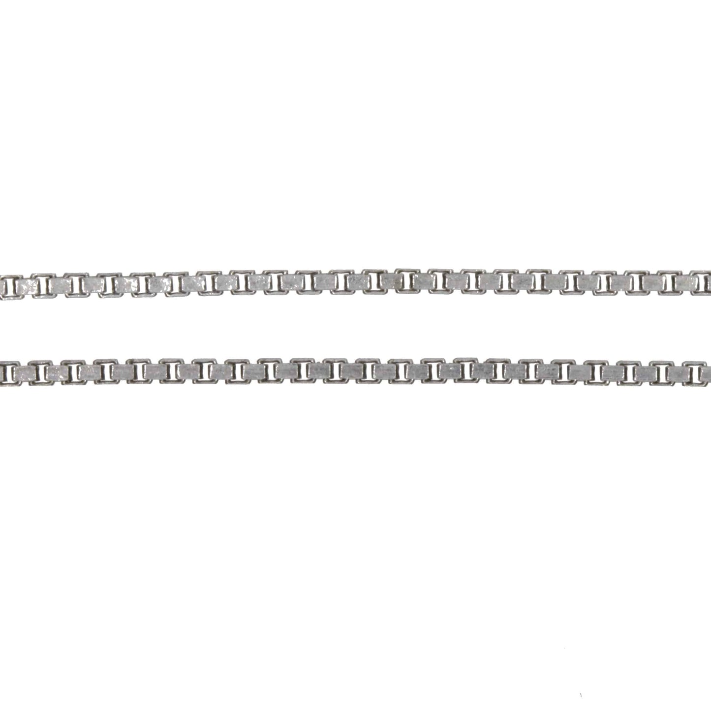 Halskjede sølv rhodinert veneziansk 36 cm